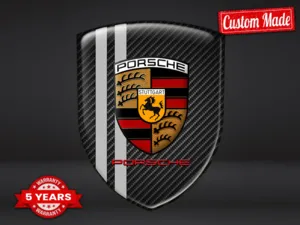 Porsche Striscioni Parabrezza Tuning Professionali Regolabili